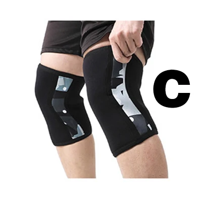 1pc SCR Rubber Elasticity Sports Knee Protector Fitness Knee Ppads Running Basketball Volleyball Professional Brace Protector - Цвет: C