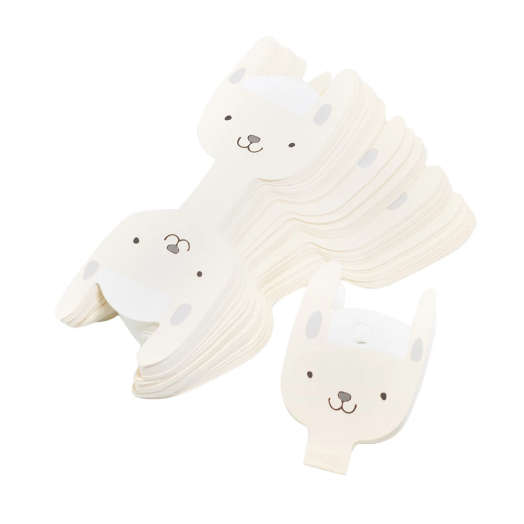 50 Pieces Dog Hairpin Paper Cards Hair Clip Jewelry Cardstock Hair Display Cards