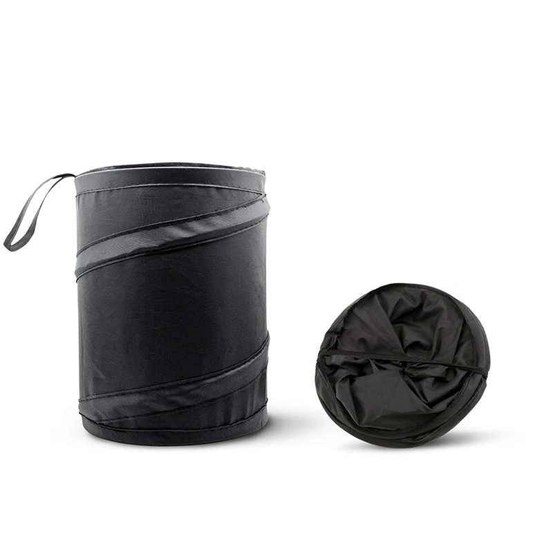 Folding Trash Can Bag For Car Storage Busket Oxford Fabric Rubbish Container Waste Organizer Holder Universal Garbage Can Bin