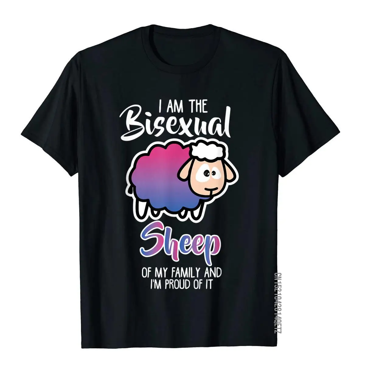 

Забавная бисексуальная рубашка, бисексуальная футболка с изображением бисексуала овцы, топы, футболки, Модная хлопковая классическая мужская футболка