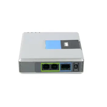 

1Set VOIP Gateway 2 Ports SIP V2 Protocol Internet Phone Voice Adapter with Network Cable for Linksys PAP2T AU/EU/US/UK Plug