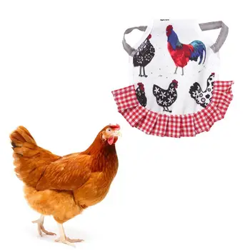 

Adjustable Pet Clothes Hen Apron Poultry Hen Saddle Apron Feather Protection Holder Chicken Duck Wings Back Protector Hen Dress