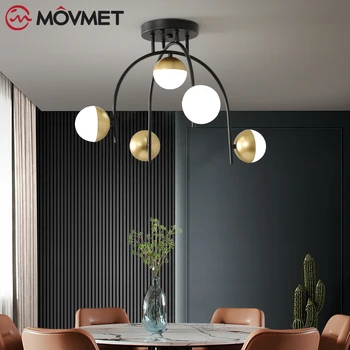 

New Design LED Ceiling Lights For Master Bedroom Modern Wooden Study Room Lustres Ceiling Mounted Living Room Lighting
