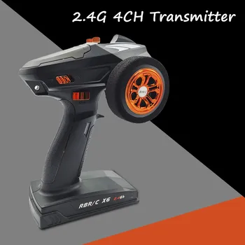 

RBR/C X4 2.4G 4CH Transmitter X6F Receiver For MN WPL Wltoys RC Car Boat Tank Accessories kids toys juguetes brinquedos игрушки