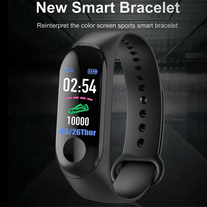 M3-Plus-Smart-Bracelet-Heart-Rate-Blood-Pressure-Health-Waterproof-Smart-Watch-M3-Pro-Bluetooth-Watch (4)