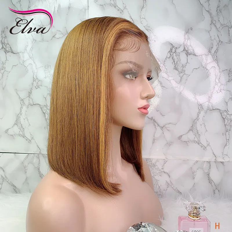 Elva эффектом деграде (переход от темного к 150% 13x6 Синтетические волосы на кружеве