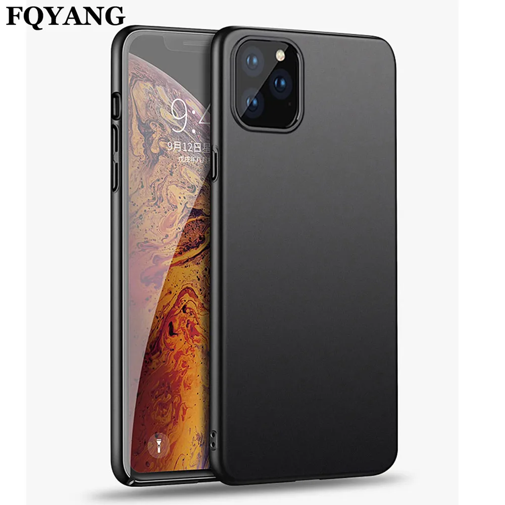 Для iphone 11 pro max xsmax xr чехол матовый тонкий жесткая задняя панель из поликарбоната