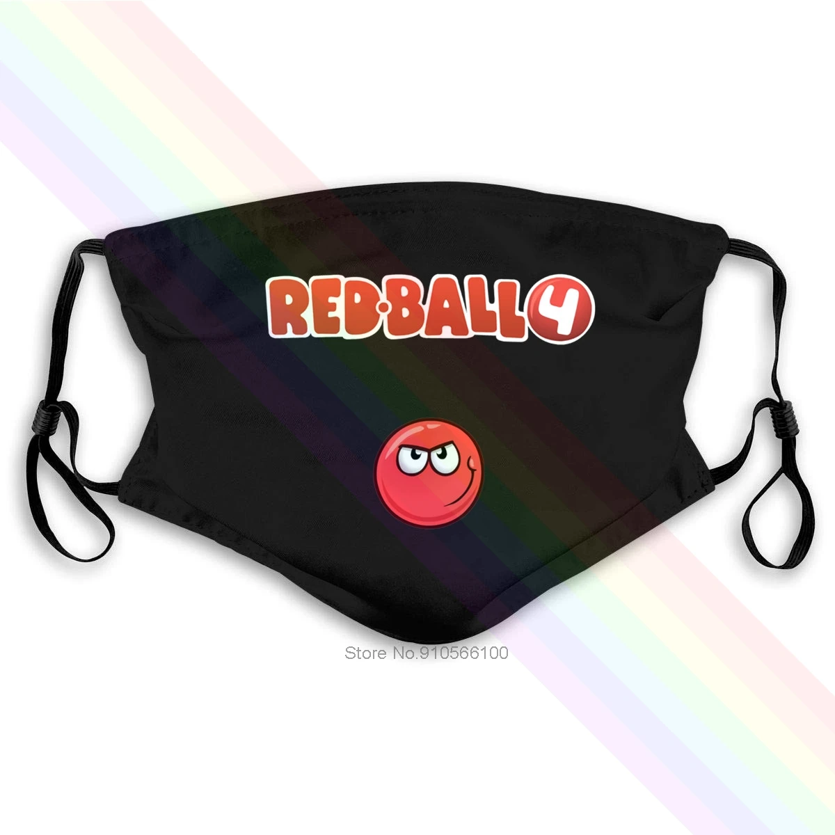 Моющаяся многоразовая маска Red Ball 4 логотипа с 2 фильтрами PM2.5 5 слоев | Аксессуары