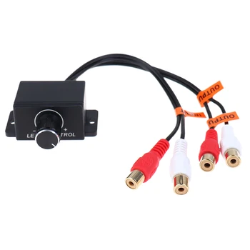 

New Car Audio Amplifier Bass RCA Level Remote Volume Control Knob LC-1 Universal