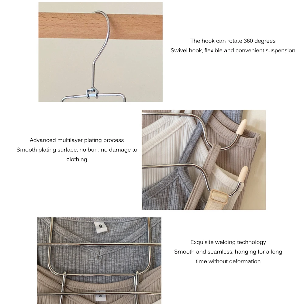 Домашние вешалки для хранения Волшебная вешалка для одежды Многослойная вешалка для нижнего белья складная сушилка для жилета многофункциональные вешалки для одежды