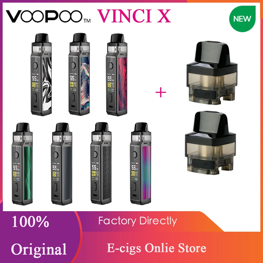 Новинка! VOOPOO VINCI X 70W Pod Kit и набор для вейпа с двойной катушкой работающий от одной
