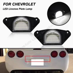 2x para chevy corvette c4 c5 c6 impala monte carlo lumina ssr s10 beretta c1500/c2500/c3500 conduziu a lâmpada de luz da placa do número de licença