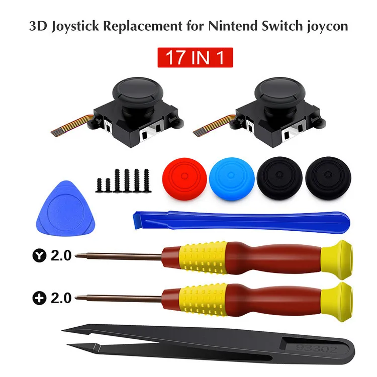 Оригинальный 3D Аналоговый джойстик Joy-Con запасной Набор для ремонта влево/вправо