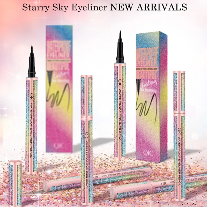 1 шт. водостойкая жидкая подводка для глаз карандаш Smudgeproof гладкая Звездная подводка для глаз JS11