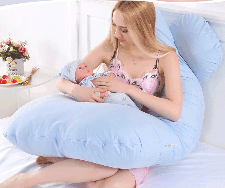 IMBABY u-образная Подушка для беременных Подушка для кормления грудью Грудное вскармливание Подушка беременность сторона спальный постельное белье