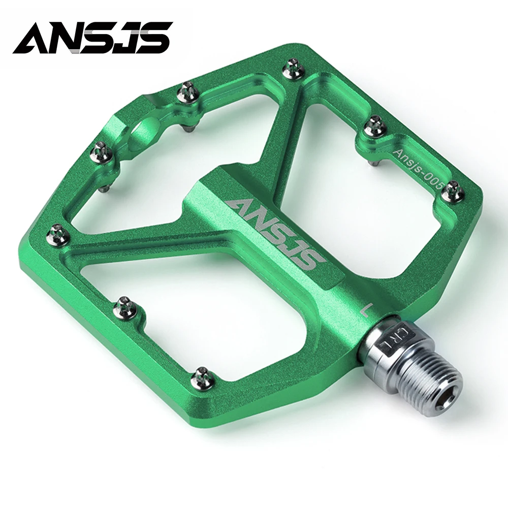 Велосипедные педали Ansjs плоская платформа сплав 9/16 дюйма аксессуары для горных