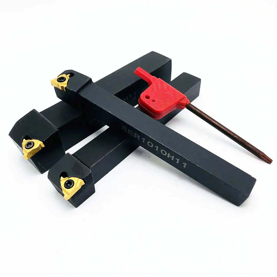 

SER1010H11 SEL 1010H11 SER1212H11 SEL1212H11 SER1616H11 SEL1616H11 external thread arbor 10PCS 11ER 11IR carbide threaded insert