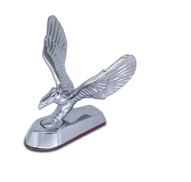 

Car Stickers Car Goods Wing Eagle Logo Front Bonnet Emblem Car Styling Stand Hood Badge Decal Sticker Gold/silver