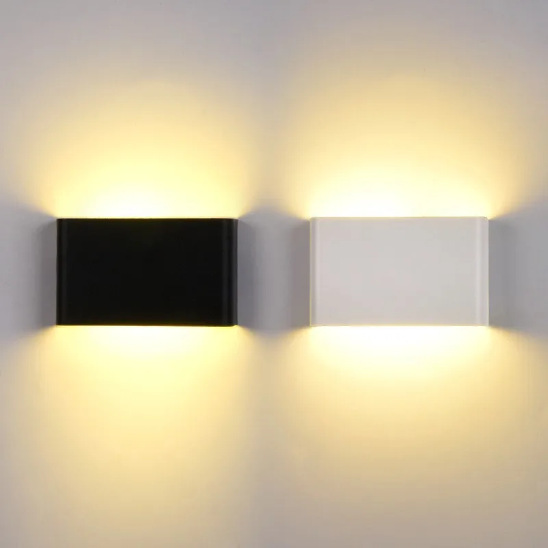 

Modern Waterproof outdoor 12W LED wall lamp IP65 Aluminum UP and Down Wall Light Garden porch Sconce Decoration Light 110V 220V