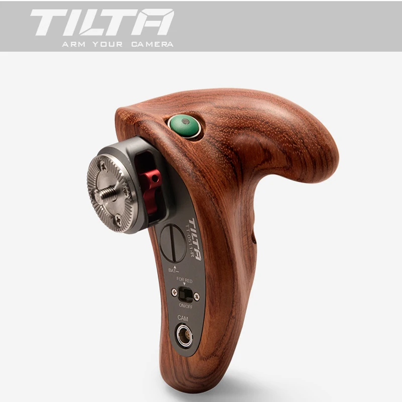 

TiLTA TT-0511-R Right-Side Wooden Handle 2.0 with Run/Stop Button For A6 A7 RED ARRI MINI BMD Canon film camera rig