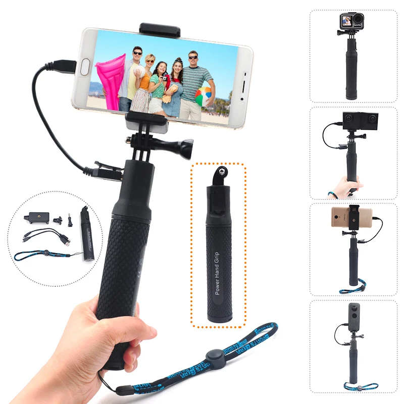 Power bank рукоятка для Insta360 ONE X& EVO селфи палка для рук Gaip зарядное устройство концентратор USB выход для Insta 360 Gopro 45