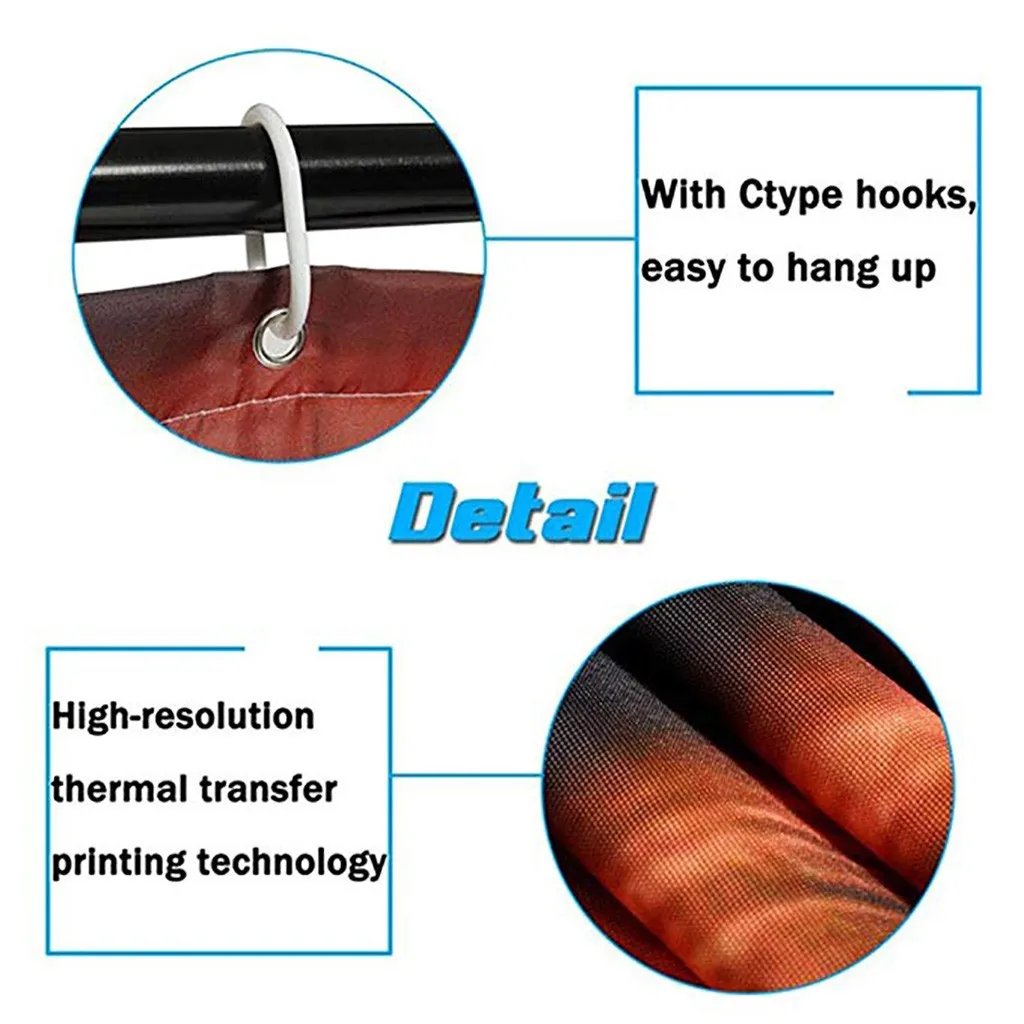 Рождественский Санта Клаус занавеска для ванной Декор дома Рождество 2019