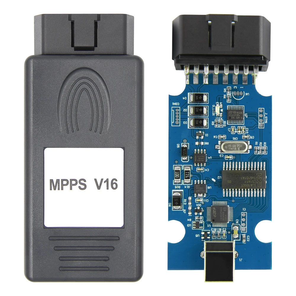 MPPS V16 ECU чип тюнинг для EDC15 EDC16 EDC17 MPPS V16.02 V16.1.02 OBD2 Диагностический кабель контрольная сумма может мигалка ЭБУ программист