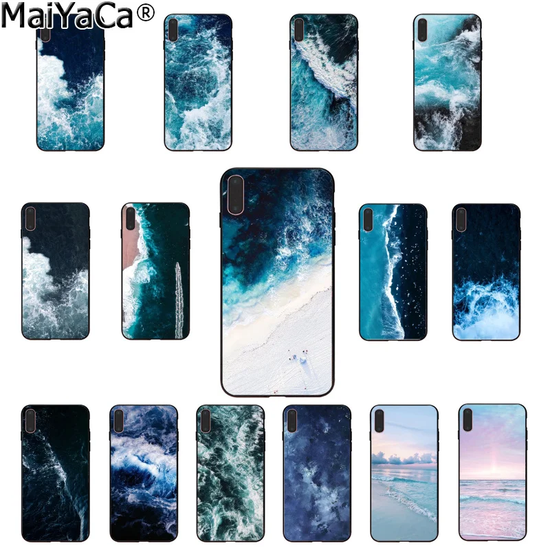 Новинка MaiYaCa Blue sea чехол для телефона Fundas чехол для Apple iPhone 8 7 6 6S Plus X XS MAX 5 5S SE XR 11 11pro
