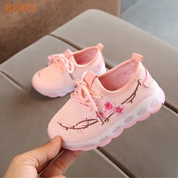 

2020 Sport Luminous Lighted Kids Sneakers Enfant Zapatillas Led Toddler Kids Shoes Running Boys Girls Trainers Calcados Infantil