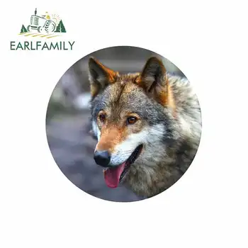 

EARLFAMILY 13cm x 13cm for Wild Wolf Car Stickers JDM Vinyl Air Conditioner RV VAN Fine Decal Accessories Graphics Cartoon Anime