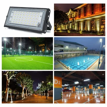 

Led Flood Light AC 220V 230V 240V Outdoor Floodlight Spotlight IP65 Waterproof LED Street Lamp Landscape led flood light CE
