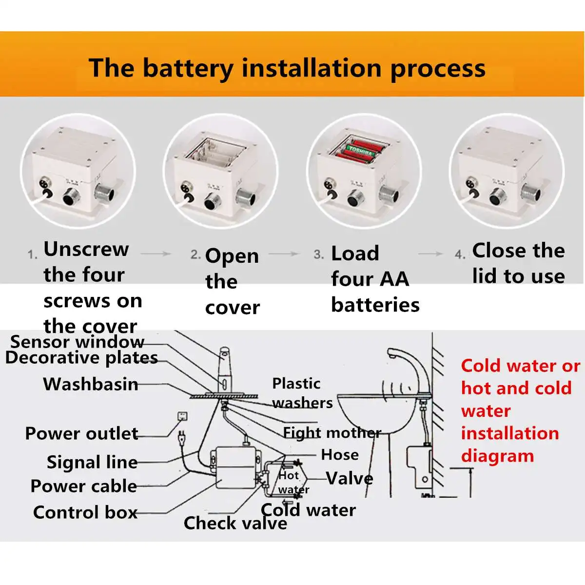 H3fe30913cec74c7999f385d1ded7cdcb6 Infrared Touch less Automatic faucet