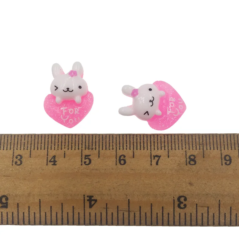 100 шт Kawaii Мультфильм Единорог лебедь цветок украшения ремесла плоские резиновые Кабошоны Скрапбукинг DIY украшения Аксессуары