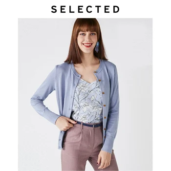 

SELECTED Women's Autumn Silk Commuter Mulberry Silk Cardigan Knit S|419324508