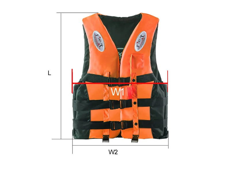 EP_ Adult Kids Life Jacket Swimming Boating Drifting Floating Vest with Whistle 