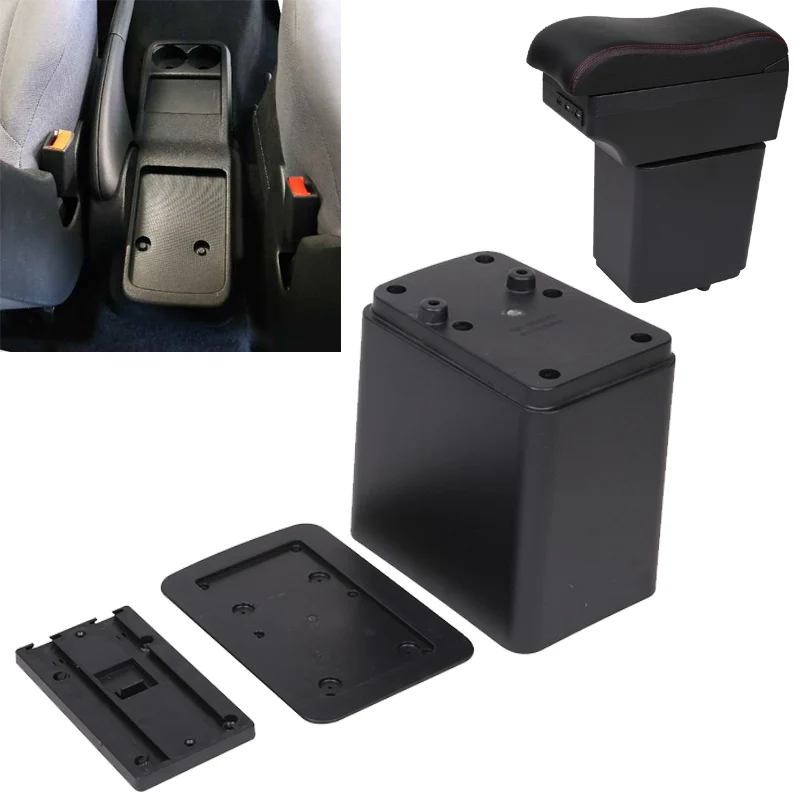  Para Citroen Berlingo caja de reposabrazos Peugeot accesorios de coche Original caja de mano doble 