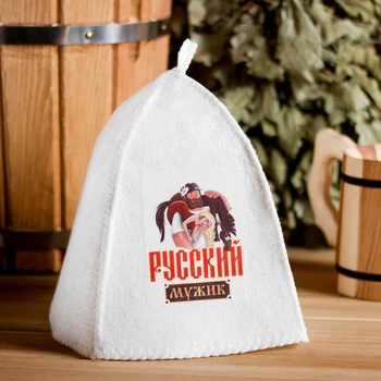 

Bath hat with print "Russian man" 4364867
