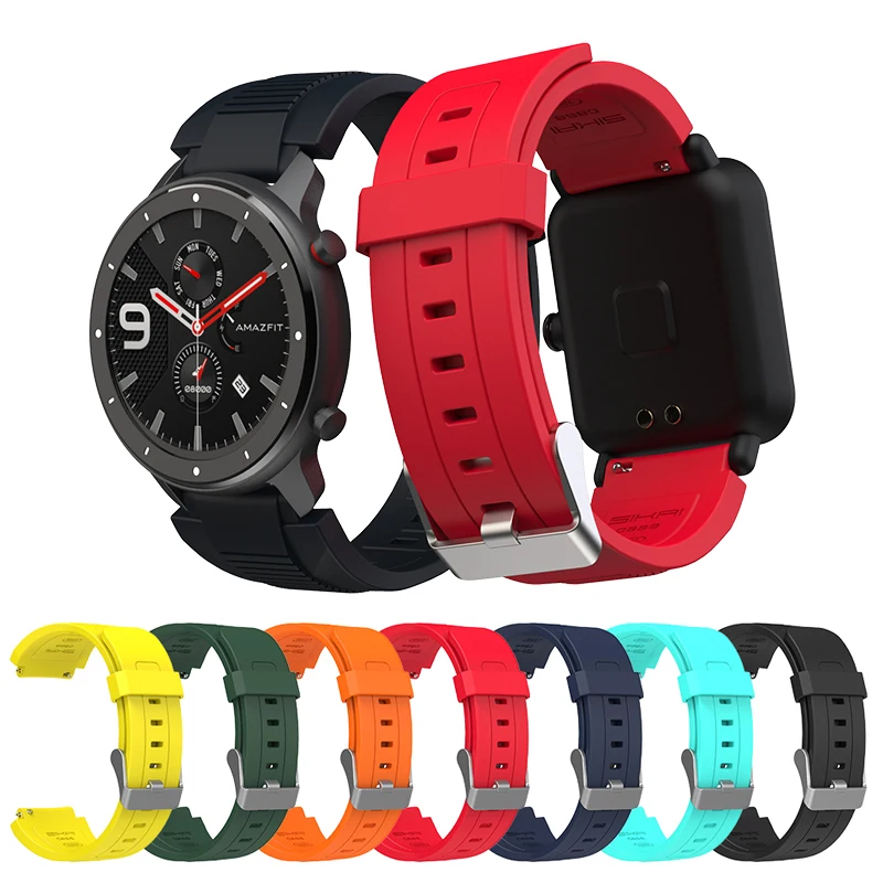  for Amazfit bip GTR 42mm 47mm GTS Smart Watch Strap SIKAI Replace Band for xiaomi huami bip lite mi - 4000256196100