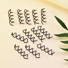 12 шт. \ Набор спиральные винты заколки для волос закрутка шпильки заколка черные аксессуары для волос пластинчатые инструменты Свадебные украшения