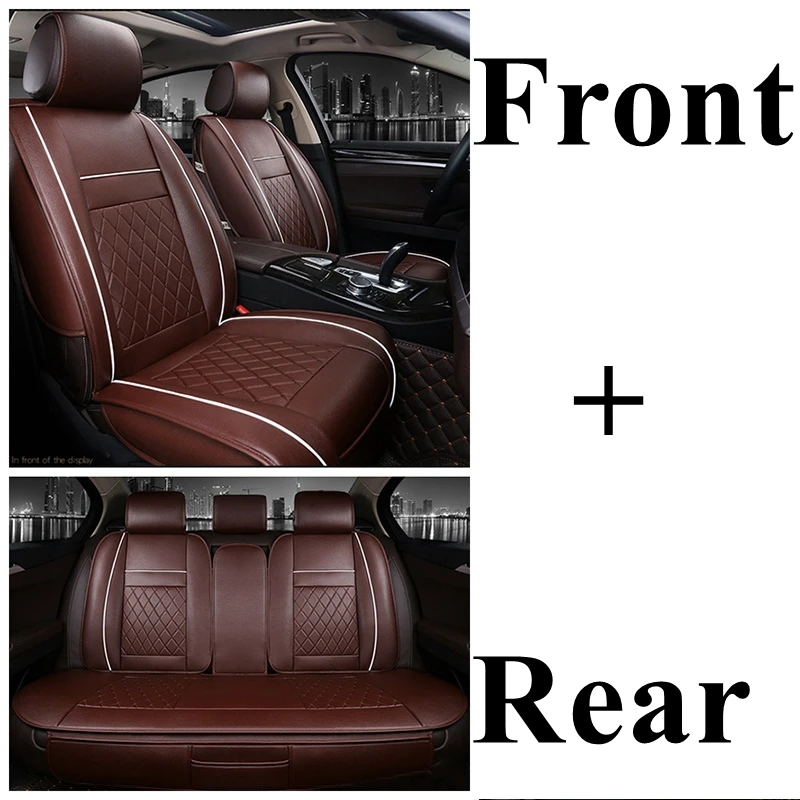 Автомобильный чехол для LADA Vesta Xray Kalina Priora Largus 4x4 Granta Samara 2106 210 Mini Countryman Coupe Clubman автомобильные аксессуары - Название цвета: coffee standard