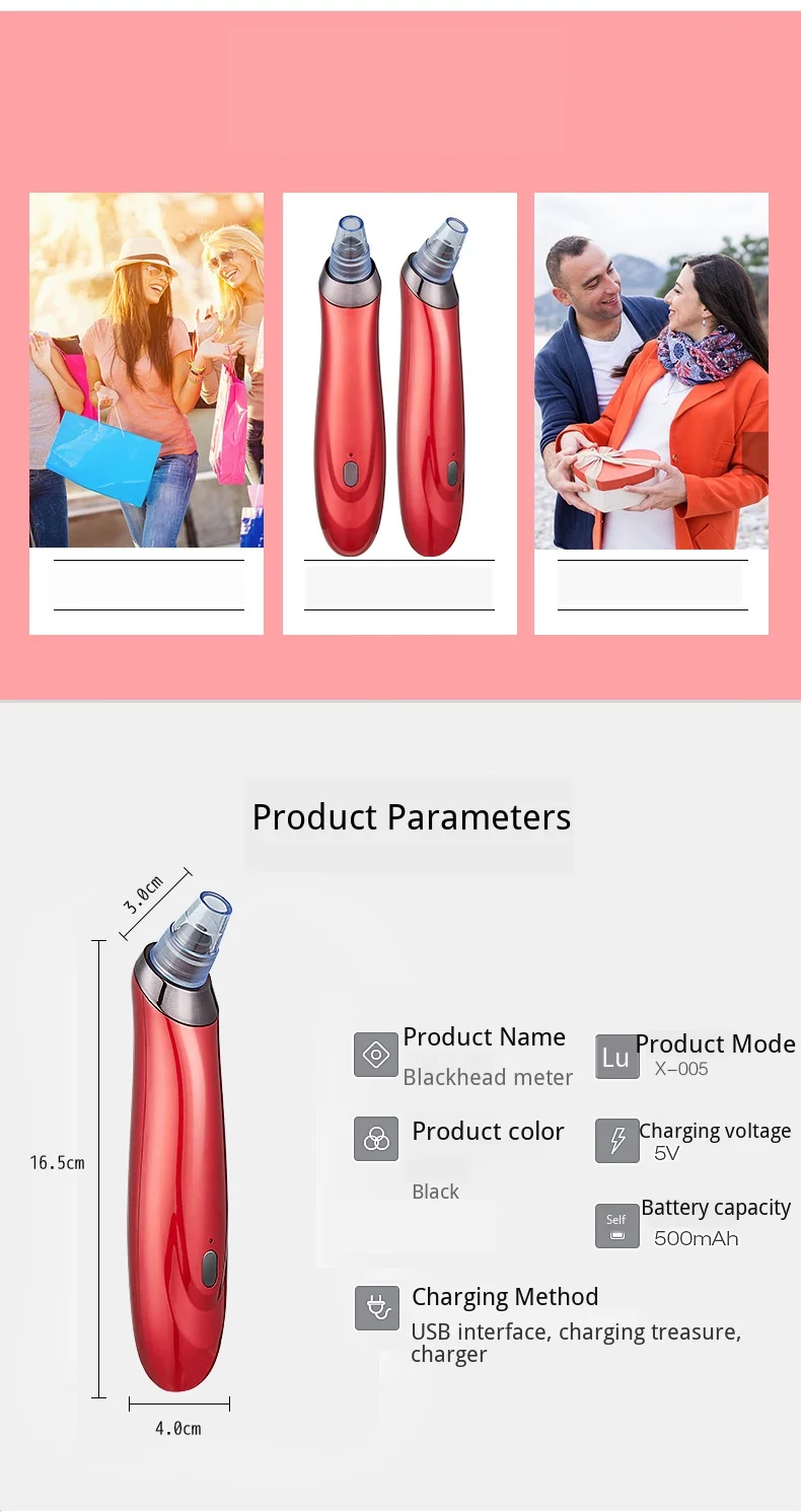 Cuidados com a Pele Máquina de Limpeza Cuidados com o Rosto Elétrica Cravo Acne Removedor Poros Profundos Rosto Exportação Instrumento Beleza 18 High Quality Beleza e saúde