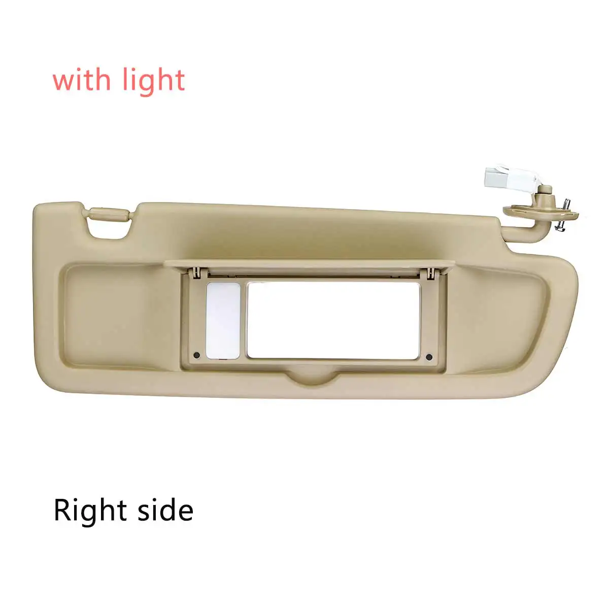 1 Pcs Car LHD Sunvisor Sunshade Sun Shield Antidazzle Visor 83280SNAA01ZA For Honda for Civic for Coupe Sedan 2006 2007-2011 - Цвет: Beige R With Lamp