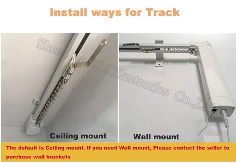 4 м электрический занавес трек для Xiaomi B1 занавес мотор для настраиваемой установки потолка, центр открытия Супер Довольно штора рельса