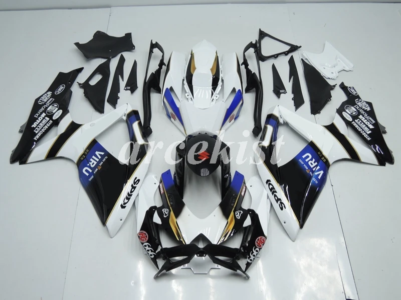 4 подарки Новый ABS Обтекатели комплект подходит для SUZUKI GSXR600 GSXR750 08 09 10 R600 R750 K8 GSXR 600