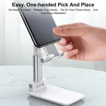 

2 Color Phone Holder Stand Multifunctional Foldable for DVD Screen Online Learning Pad Tablet Holder Desktop GPS Stand