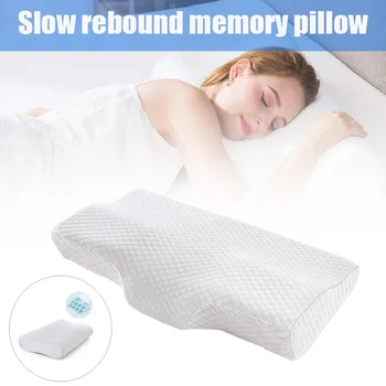 

High Quality Slow Rebound Memory Foams Pillow Ventilated Neck Cervical Care Sleeping Pillow MD88