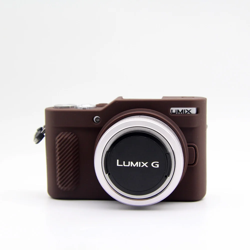 brown Защитный чехол для Panasonic GF10, мягкая силиконовая сумка для камеры, для Panasonic gf10, беззеркальная система, аксессуары для камеры - Цвет: brown