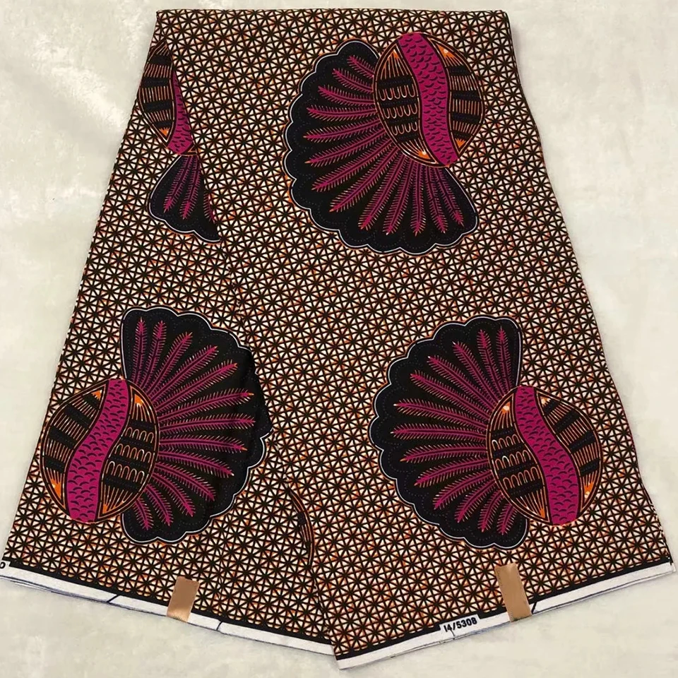 Mitex Печать Ткани Хлопчатобумажные для изготовления платьев юбки/африканские ткани Kitenge ткани африканская Pagne DF-434