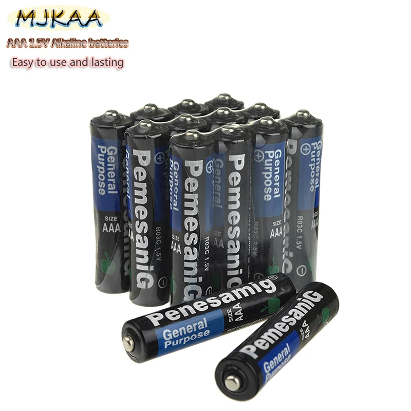 12 шт. щелочные сухие батареи AAA 1,5 В батареи для камеры, калькулятора, будильника, мыши, батареи дистанционного управления