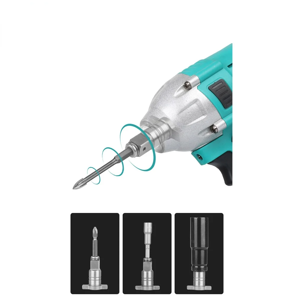 18V Electric Brushless Impact Wrench Shaft Accessories Dual Use Cordless Wrench Part Power Drill Tool Accessory 3